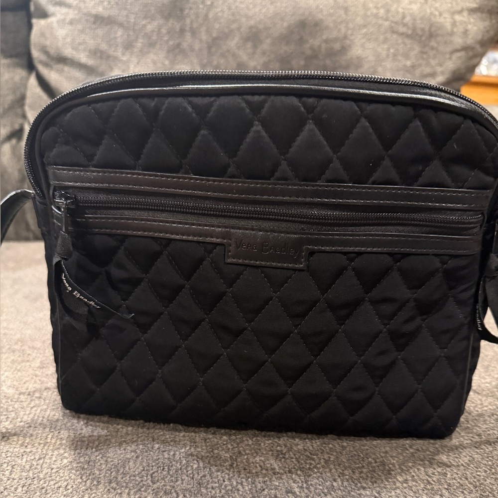 Vera Bradley Quilted Crossbody purse Black